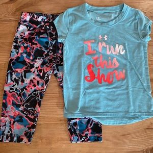 Under Armour Toddler Girl Capri Outfit